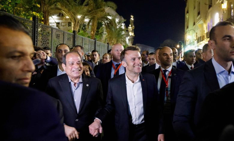 زيارة الرئيس الفرنسي لمصر