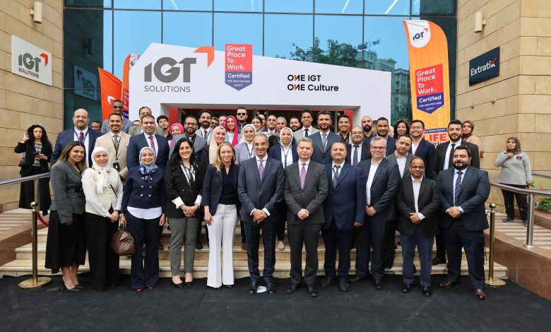 وزير الاتصالات يفتتح مقر شركة IGT Solutions العالمية في ق