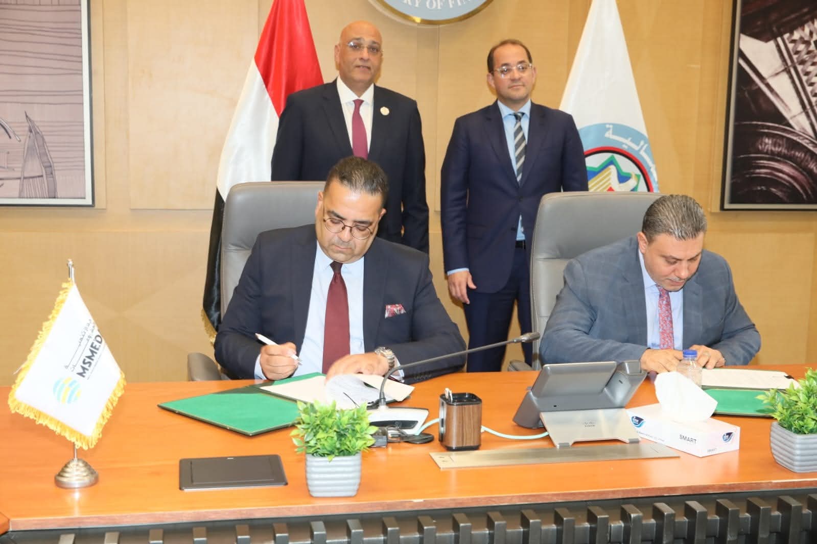 بروتوكول تعاون جديد بين وزارة المالية وجهاز تنمية المشروعات لدعم المشروعات الصغيرة