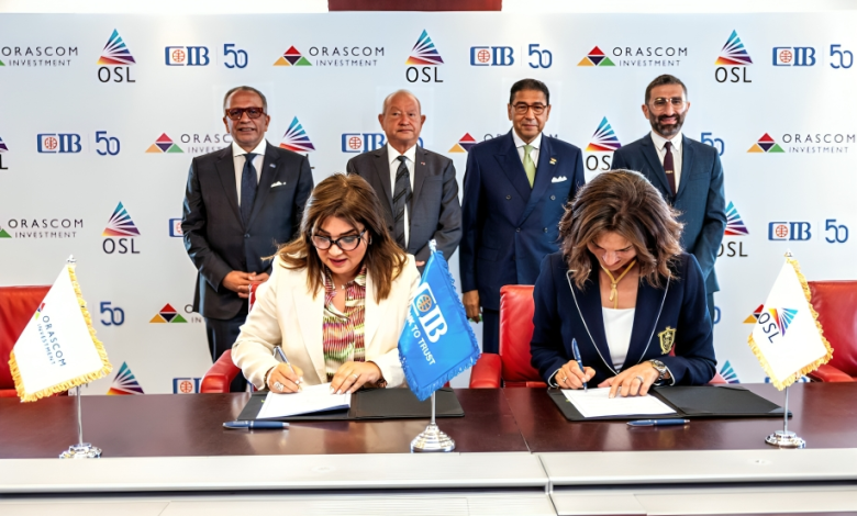 توقيع عقد تمويل بين شركة OSL وبنك CIB لتطوير عروض الصوت والضوء بالأهرامات