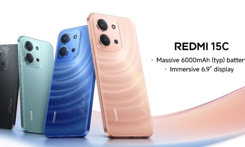 شاومي تطلق هاتف Redmi 15C في مصر بسعر يبدأ من 6199 جنيه وبطارية 6000 مللي أمبير
