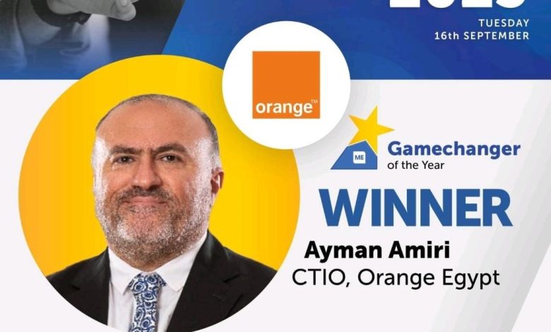 Orange Egypt’s CTIO Dr. Ayman Amiri Named “CTO of the Year 2025” by Mobile Europe Awards