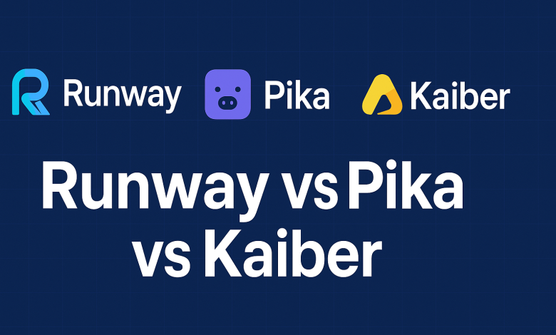 مقارنة بين Runway وPika Labs وKaiber: من الأقوى في صناعة الفيديو بالذكاء الاصطناعي؟