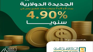 استثمر بأمان: شهادات ادخار جديدة من البنك الأهلي المصري بالدولار واليورو
