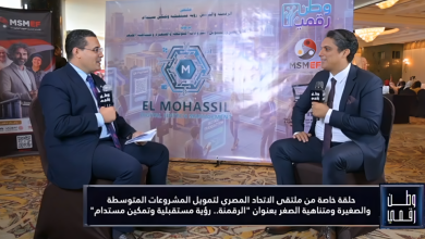 خلال لقائه مع برنامج وطن رقمي.. المهندس حاتم الظاهري يكشف دور الذكاء الاصطناعي في تمويل المشروعات الصغيرة والمتوسطة بمصر