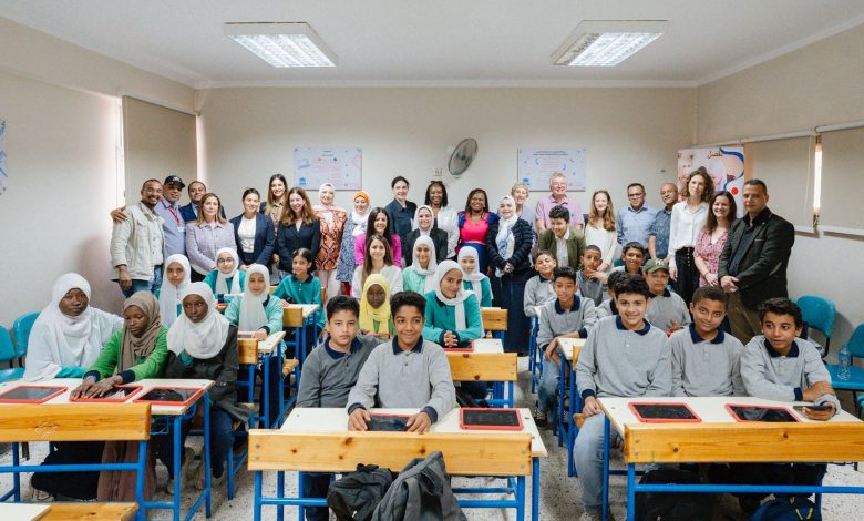 مؤسسة ڤودافون مصر ومؤسسة ڤودافون العالمية يحتفلان بتوسيع نطاق برنامج "شبكة المدارس الفورية" للاجئين في مصر، بالشراكة مع المفوضية السامية للأمم المتحدة لشؤون اللاجئين (UNHCR)