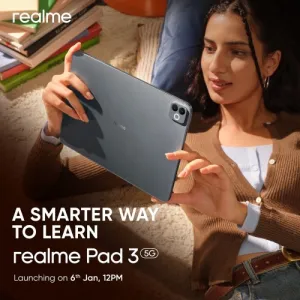 جهاز لوحي للطلاب… Realme Pad 3 قادم بذكاء اصطناعي وتجربة تعليم متطورة