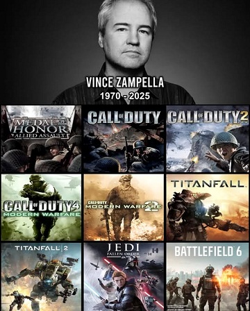 خسارة فادحة لعالم الألعاب: وفاة Vince Zampella مبتكر Call of Duty وApex Legends