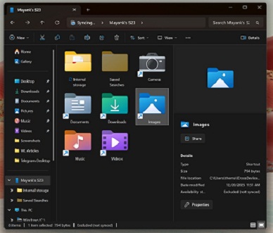 Windows 11 يغيّر طريقة عرض صور Android: وداعًا Phone Link، ومرحبًا بـ File Explorer