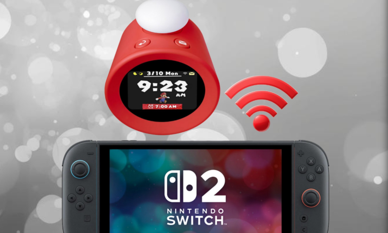 Nintendo تطوّر منبّه Alarmo الذكي: إشعارات لحظية مرتبطة بألعاب Switch 2
