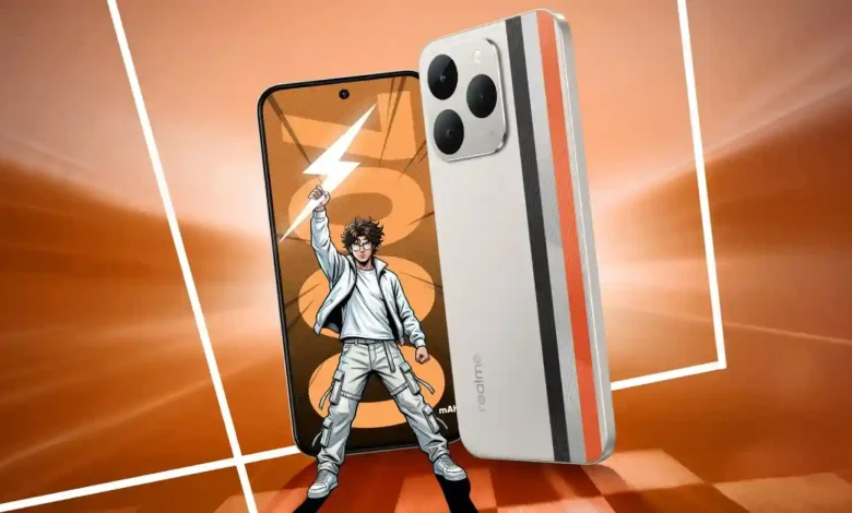 Realme Narzo 90 بلون ذهبي وأسود وخيارات ذاكرة تصل حتى 12 جيجابايت