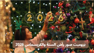 برومبت صور رأس السنة والكريسماس 2026