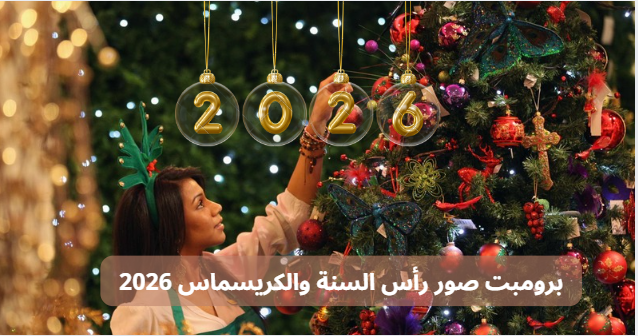 برومبت صور رأس السنة والكريسماس 2026