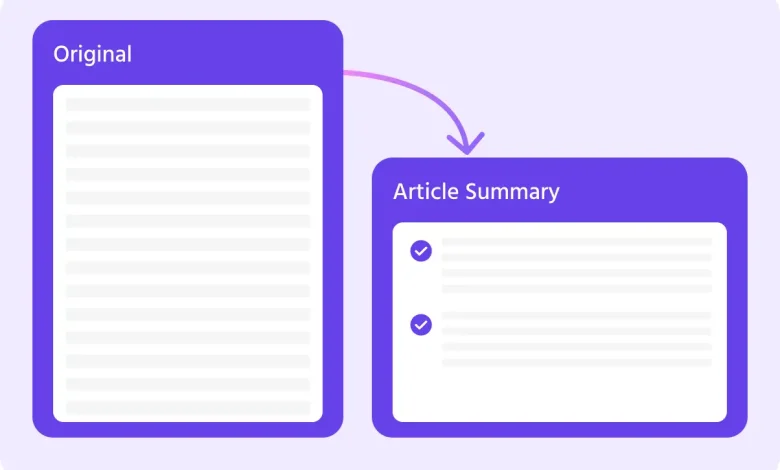 أفضل مواقع تحويل النصوص الطويلة إلى نقاط مختصرة