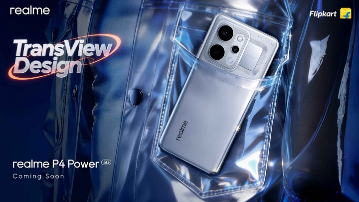 هاتف Realme P4 Power يظهر بتصميم TransView وبطارية غير مسبوقة