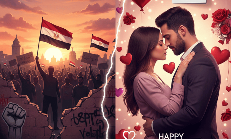 برومبت Gemini لصور 25 يناير وعيد الحب 2026