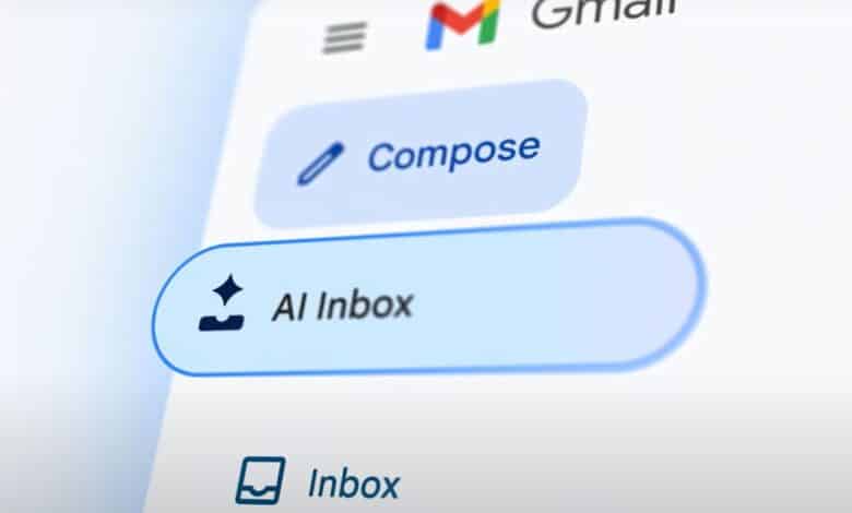جوجل تطلق ميزة AI Inbox في Gmail لتنظيم البريد الوارد بالذكاء الاصطناعي