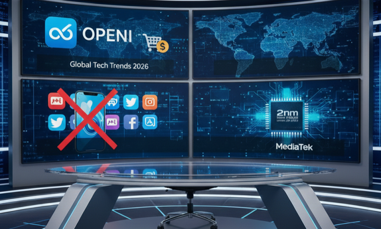 تغييرات كبرى في ChatGPT وصدام تقني بين الصين وأمريكا.. ما الذي ينتظرنا في عام 2026؟