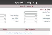 رابط بوابة الوظائف الحكومية استعلام بالرقم القومي