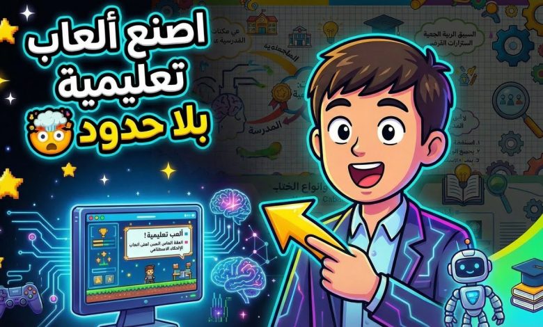صناعة ألعاب تعليمية بالذكاء الاصطناعي 2026