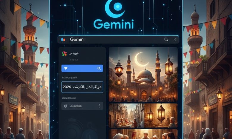أسرار صور رمضان 2026 بجيميناي