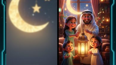 تصميم تهنئة رمضان 2026