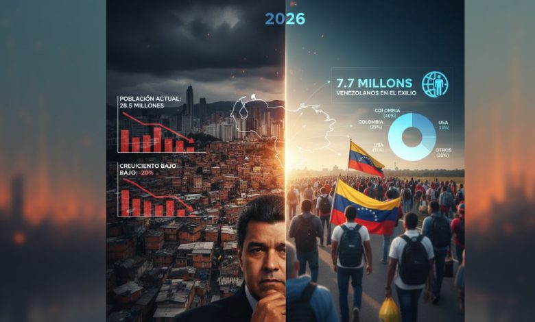 عدد سكان فنزويلا 2026