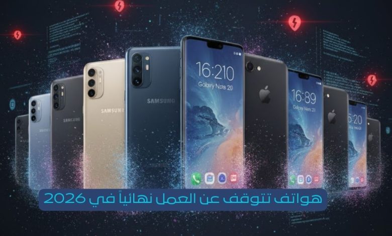 هواتف تتوقف عن العمل نهائياً في 2026