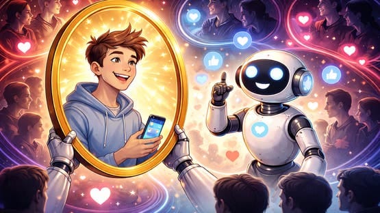 تملق الروبوتات يقودك لغرف صدى خطيرة: كيف يشوه الذكاء الاصطناعي رؤيتك لنفسك