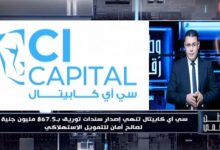 وطن رقمي يرصد: سي آي كابيتال تُتم إصدار سندات توريق بقيمة 867.5 مليون جنيه لصالح “أمان”