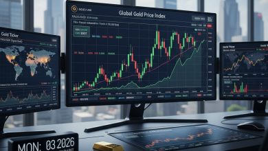 تحديث مؤشر الذهب