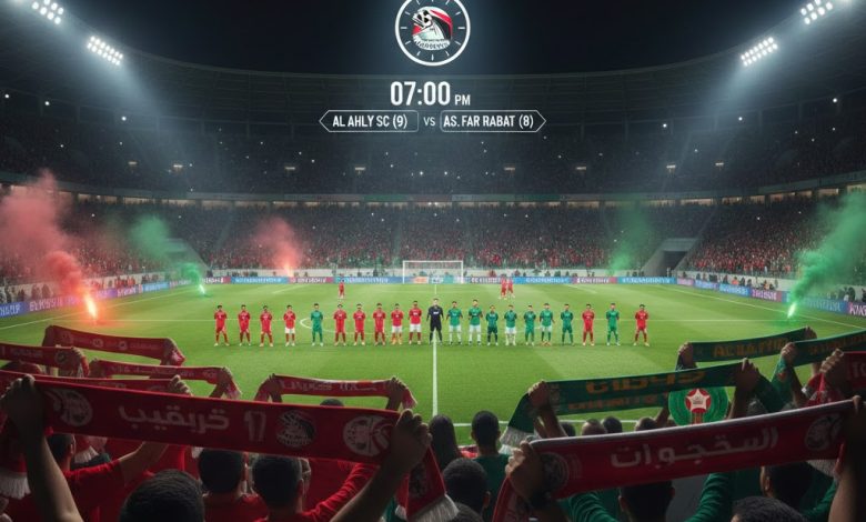 القنوات الناقلة لمباراة الأهلي والجيش الملكي وموعد ماتش الاهلي اليوم