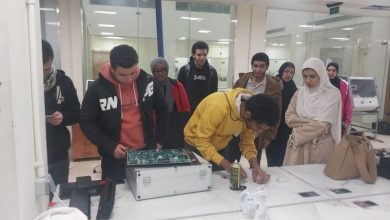 تفاصيل ورش عمل مصر تصنع الإلكترونيات لطلاب جامعة برج العرب التكنولوجية