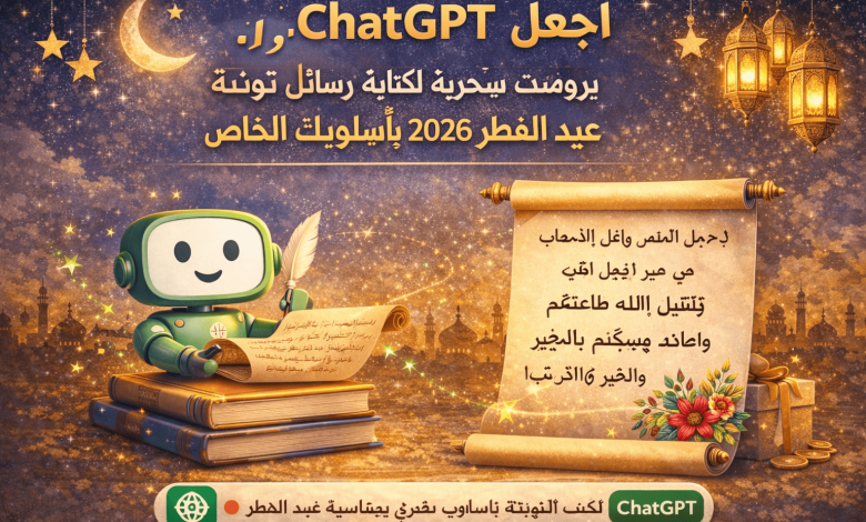 كيف تستخدم ChatGPT لكتابة رسائل عيد الفطر 2026؟