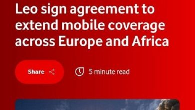 فودافون تدخل الفضاء: أمازون ليو تربط أبراج الجيل الرابع والخامس في أوروبا وأفريقيا