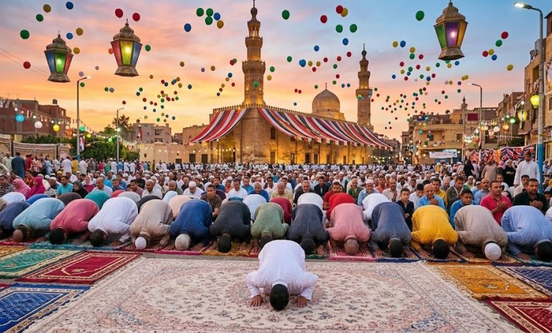 موعد صلاة عيد الفطر 2026