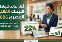 شهادات البنك الأهلي المصري 2026: أعلى فائدة وجدول العوائد الجديدة