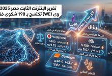 تقرير الإنترنت الثابت 2025: مقارنة أداء وي، فودافون، اورنج، وإي آند