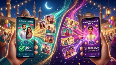 أقوى برومبتات صور العيد 2026 (كابلز وشباب) بالذكاء الاصطناعي