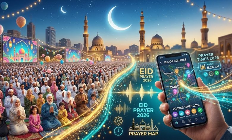 الخريطة الكاملة لساحات صلاة عيد الفطر 2026 في مصر ومواعيدها