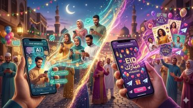 طريقة كتابة رسائل تهنئة العيد 2026 بالذكاء الاصطناعي (أفكار حصرية)