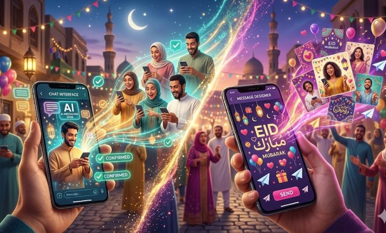 طريقة كتابة رسائل تهنئة العيد 2026 بالذكاء الاصطناعي (أفكار حصرية)