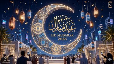 تحميل أجمل صور تهنئة عيد الفطر 2026 بجودة 4K فائقة الوضوح - وطن رقمي