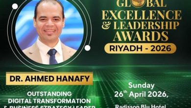 إنجاز جديد.. أحمد حنفي يحصد جائزة القائد المتميز في التحول الرقمي بالرياض