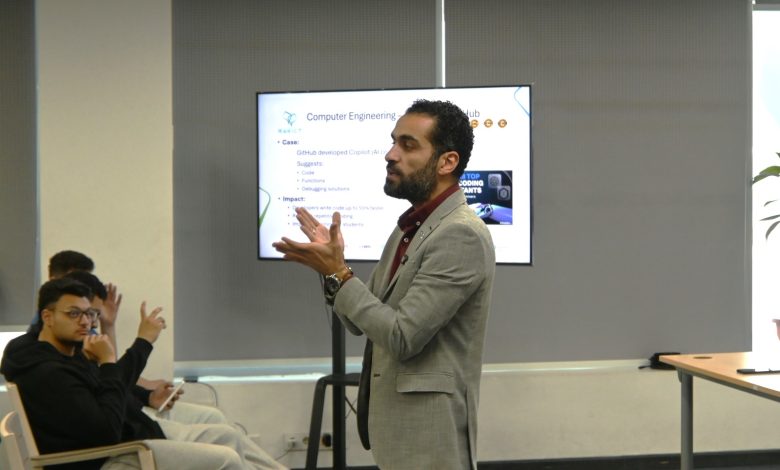 شركة RAKICT تستعرض مستقبل التدريب في الذكاء الاصطناعي لطلبة الهندسة من داخل الأكاديمية العربية بالقرية الذكية