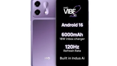 هاتف HMD Vibe 2 5G ينطلق رسميًا ببطارية عملاقة وشاشة 120 هرتز