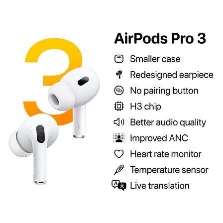 وداعًا للسعر الكامل.. أبل تتيح AirPods Pro 3 مجانًا للمستخدمين الجدد