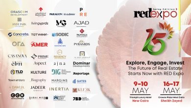 انطلاق معرض RED EXPO 15 بمشاركة أكثر من 40 شركة تطوير عقاري كبرى في مصر السبت 9 مايو