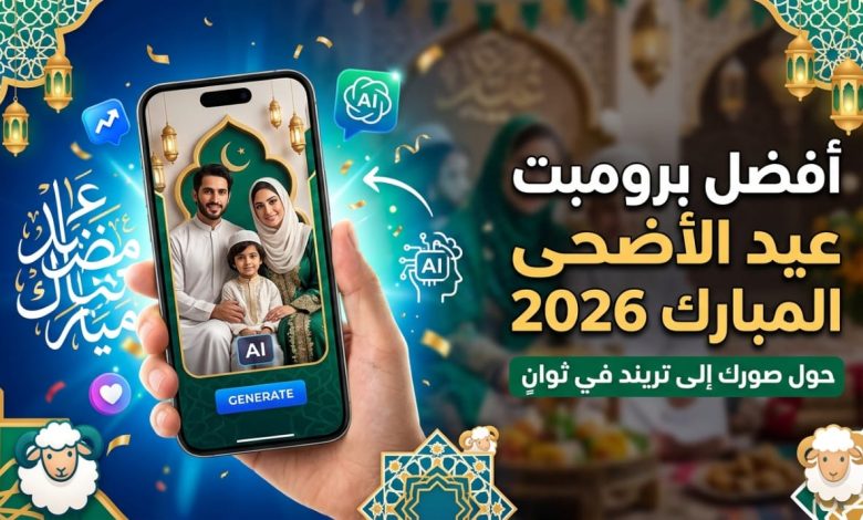أفضل برومبت عيد الأضحى المبارك 2026.. حول صورك إلى تريند العيد في ثوانٍ
