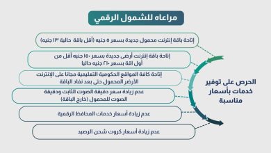 الجهاز القومي لتنظيم الاتصالات يقر باقات "الشمول الرقمي" ويعدل أسعار الخدمات لمواكبة التحديات الاقتصادية